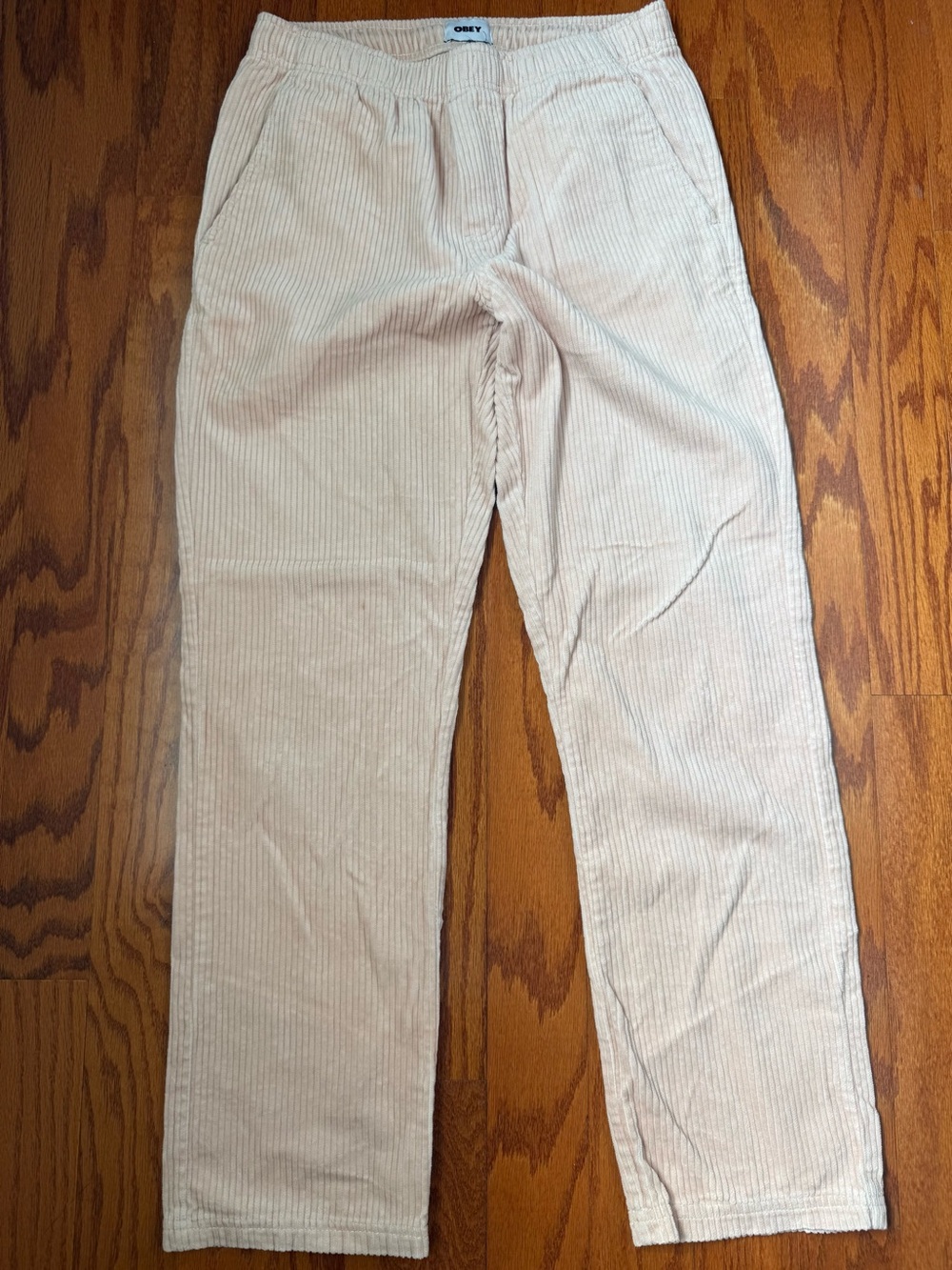 Obey women’s light pink Corduroy Pants